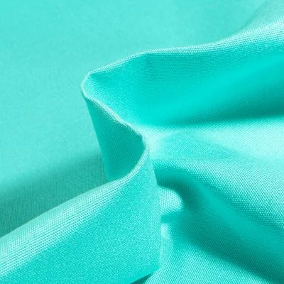 Tissu Toile extérieure uni Grande Largeur Dralon Turquoise - Par 10 cm