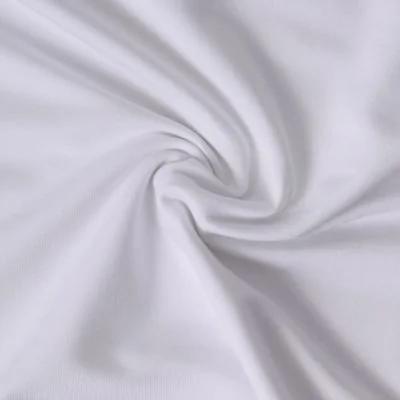 Tissu Sweat léger Soline sur fond Blanc - Par 10 cm
