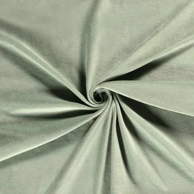 Tissu Velours d&#039;ameublement Eclat d&#039;Intérieur uni Vert menthe - Par 10 cm