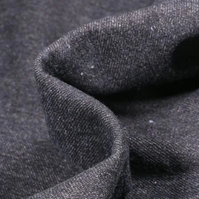 Tissu Jeans épais Noir - Par 10 cm