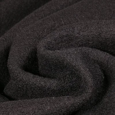 Laine bouillie 100% laine Noir - Par 10 cm