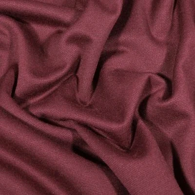 Tissu Jersey Milano uni Bordeaux - Par 10 cm