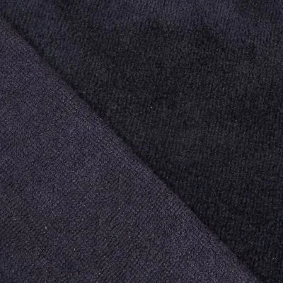 Tissu Micro Éponge Bambou Bleu marine - Par 10 cm