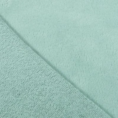 Tissu Micro Éponge Bambou Vert menthe - Par 10 cm