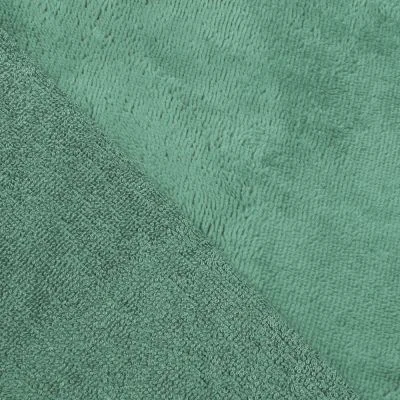 Tissu Micro Éponge Bambou Vert d&#039;eau - Par 10 cm