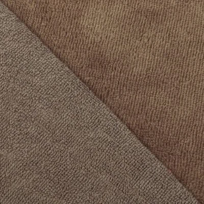 Tissu Micro Éponge Bambou Taupe - Par 10 cm