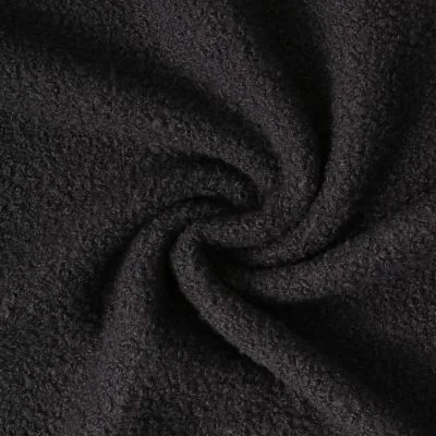Tissu Fausse fourrure Bouclette Daphné uni Gris anthracite - Par 10 cm