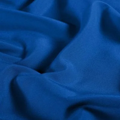 Tissu short de bain déperlant Solina sur fond Bleu cobalt - Par 10 cm