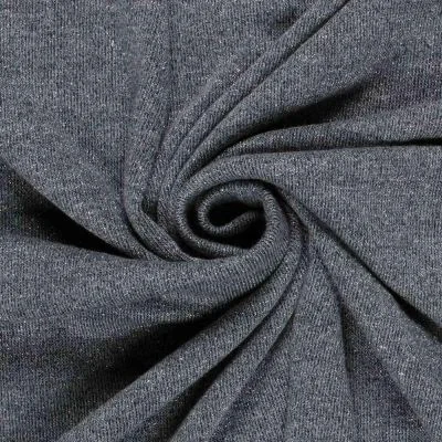 Tissu Maille  Lurex pailleté Nora uni Bleu gris - Par 10 cm