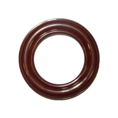 Œillet à clipser pour rideaux Chocolat x8