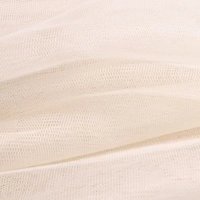 Tissu Tulle souple grande largeur uni Blanc cassé - Au mètre