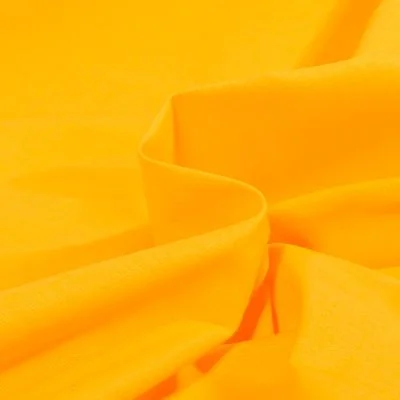 Tissu Coton uni Jaune soleil - Par 10 cm