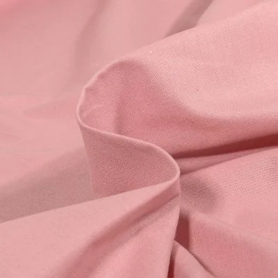 Tissu Coton uni Rose romantique - Par 10 cm