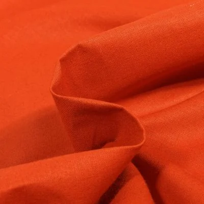 Tissu Coton uni Terracotta - Par 10 cm