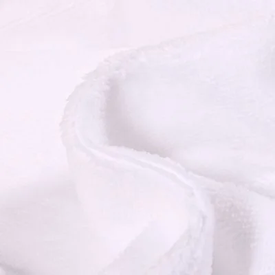 Tissu Micro Éponge Bambou Téa Blanc - Par 10 cm
