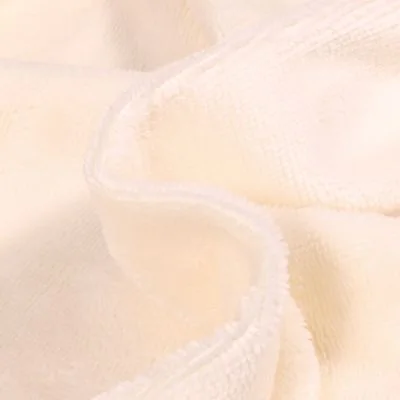Tissu Micro Éponge Bambou Téa Ecru - Par 10 cm