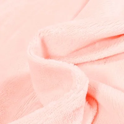 Tissu Micro Éponge Bambou Téa Rose bébé - Par 10 cm