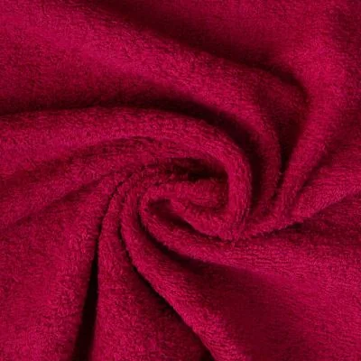 Tissu Eponge Premium 400 g/m² Bordeaux - Par 10 cm