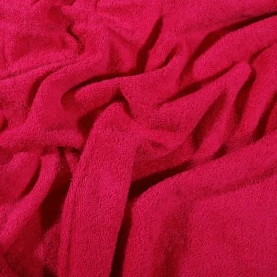 Tissu Eponge Premium 400 g/m² Fuchsia - Par 10 cm