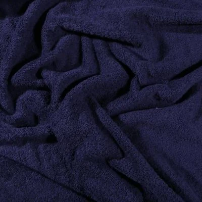 Tissu Eponge Premium 400 g/m² Bleu marine - Par 10 cm