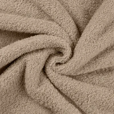 Tissu Eponge légère 340 g/m² uni Taupe - Par 10 cm