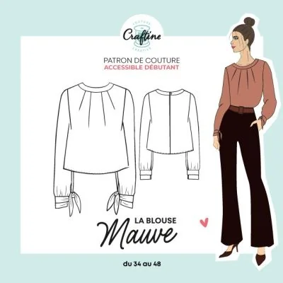 Patron Craftine Blouse Mauve
