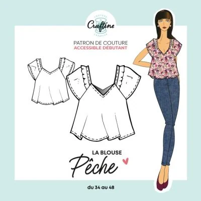 Patron Craftine Blouse Pêche