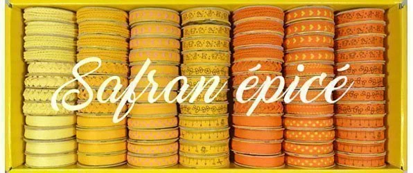 Bobinettes Rubans Safran épicé