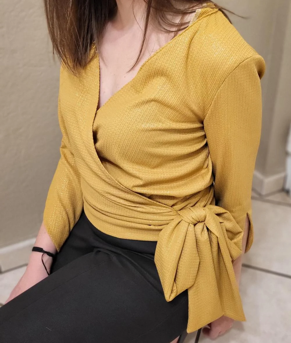 Blouse cache-coeur Lover