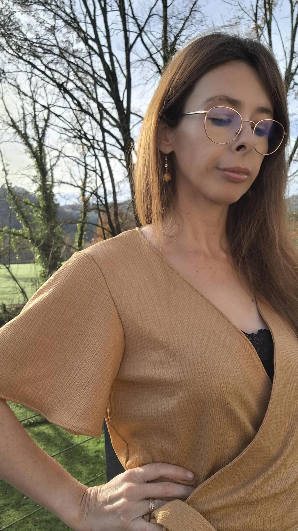 Blouse cache-coeur Lover
