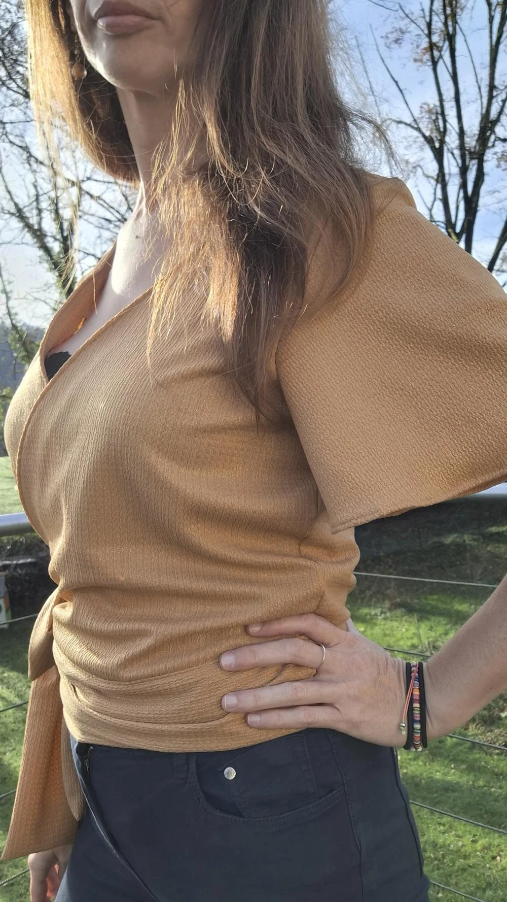 Blouse cache-coeur Lover