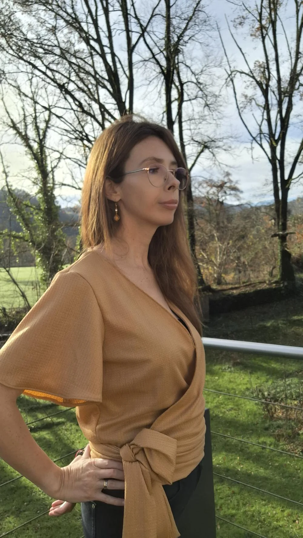 Blouse cache-coeur Lover